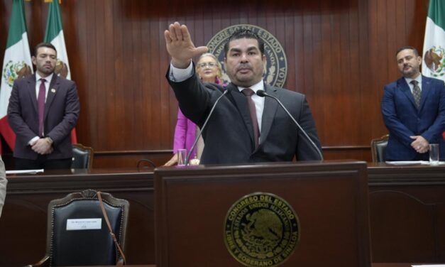 Eligen a Rodolfo Valenzuela como presidente de la Mesa Directiva del Congreso del Estado de Sinaloa
