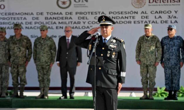 Julices Julián González asume la coordinación de la Guardia Nacional en Sinaloa