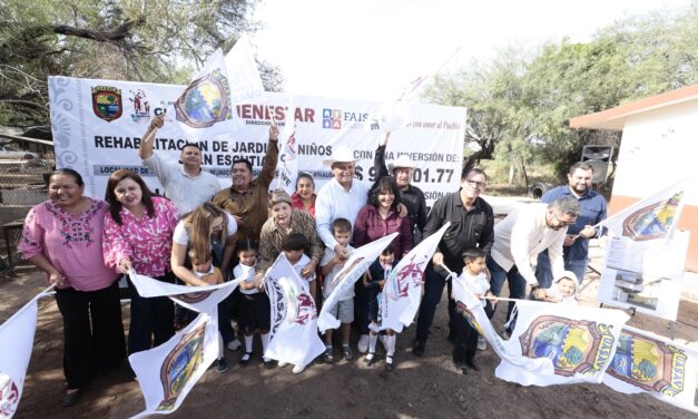 Invierten 5.2 millones de pesos en infraestructura social para la sindicatura de Nío