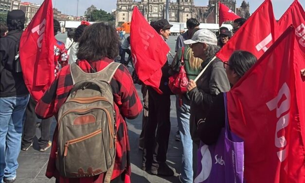 Miles marchan en México para exigir la reducción de la jornada laboral a 40 horas