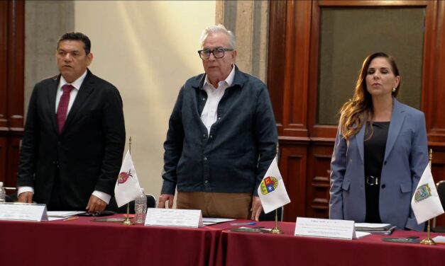 Sinaloa participa en sesiones nacionales de Seguridad y Protección Civil en Palacio Nacional