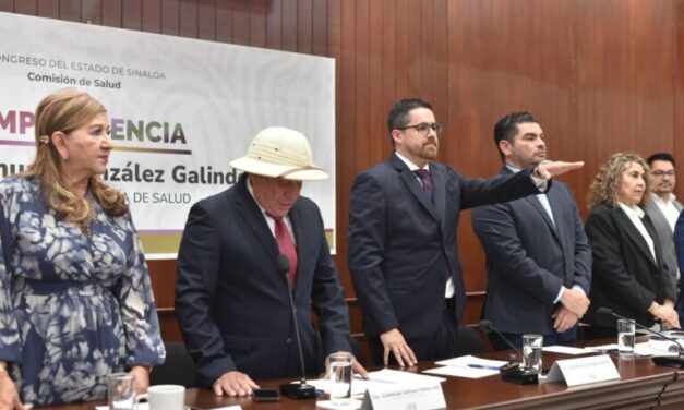González Galindo destaca avances históricos en salud ante la 65 Legislatura de Sinaloa