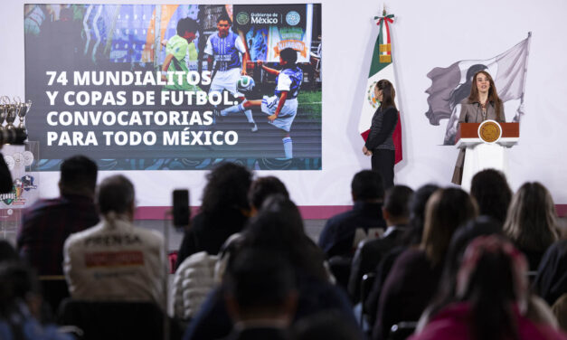 Sheinbaum anuncia el Mundial Social de Fútbol México 2026