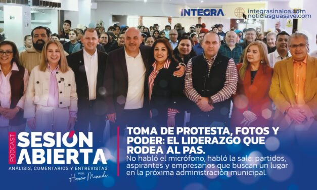 Toma de protesta, fotos y poder: El liderazgo que rodea al PAS.