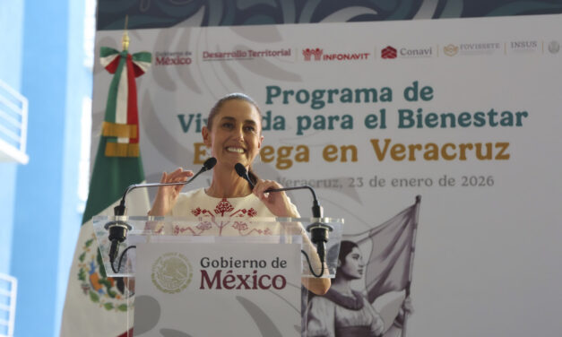 Vivienda para el Bienestar es justicia social, afirma Sheinbaum en Veracruz