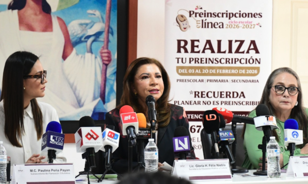 Arrancan preinscripciones en línea para el ciclo escolar 2026-2027 en Sinaloa