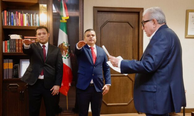 Rocha Moya designa a dos nuevos subsecretarios en su gabinete estatal