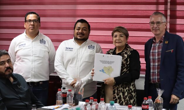 Entregan avance del Atlas de Riesgos de Guasave durante sesión del IMPLAN