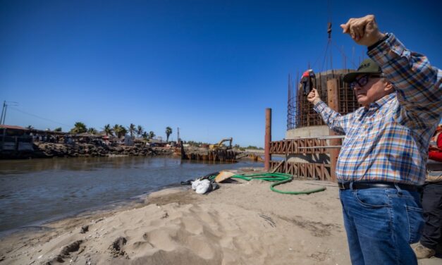 Supervisa Rocha construcción del puente Bellavista–Boca del Río–Las Glorias en Guasave