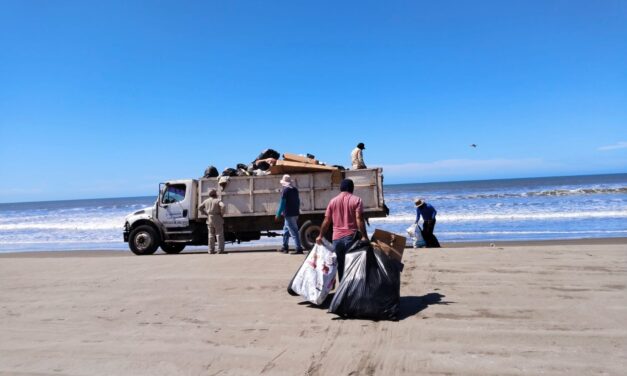 Tras Semana Santa, playas de Guasave enfrentan la resaca de la basura