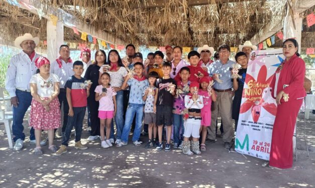 Preservan tradición indígena con taller de máscaras de pascola en Juan José Ríos