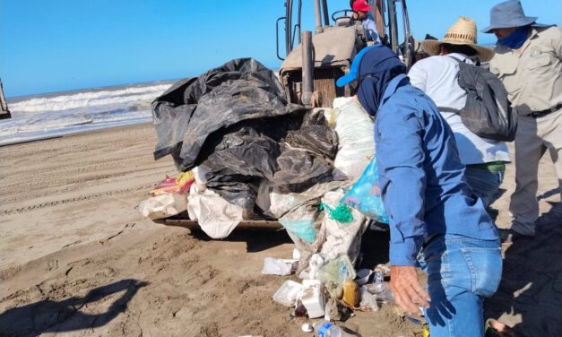 Refuerzan limpieza en playas y riberas de Guasave ante alta afluencia de Semana Santa