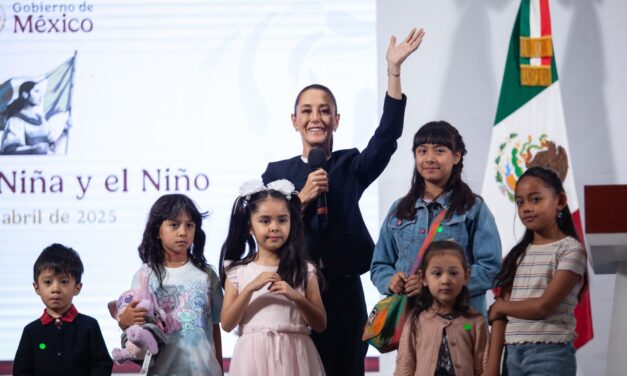 Sheinbaum reivindica a la niñez como el presente de México en celebración del Día del Niño