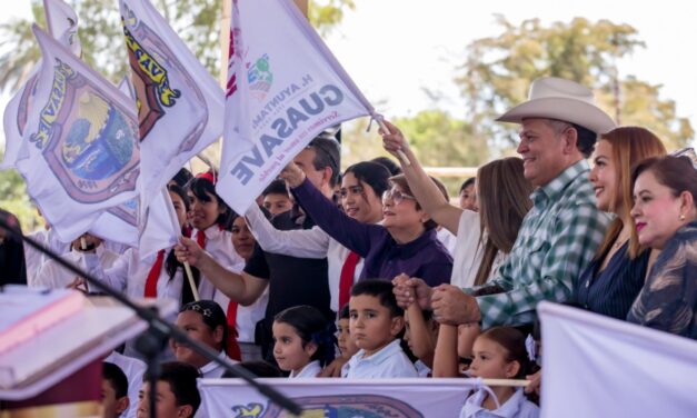 Inicia construcción de sanitarios en telesecundaria de Las Parritas; beneficiará a estudiantes de la comunidad