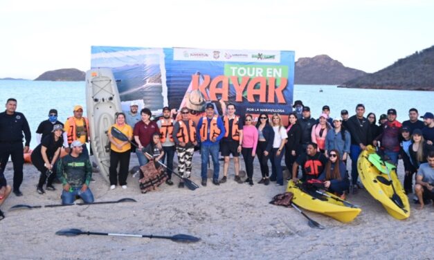 Juan José Ríos impulsa turismo de aventura con su primera Ruta de Kayaks en la Bahía de Navachiste