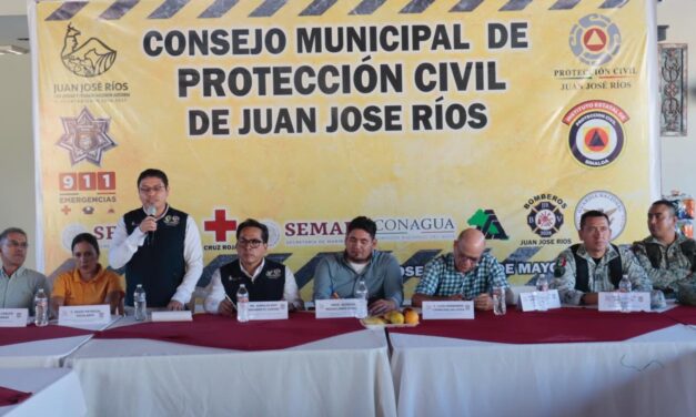 Instalan Consejo Municipal de Protección Civil en Juan José Ríos ante temporada de lluvias