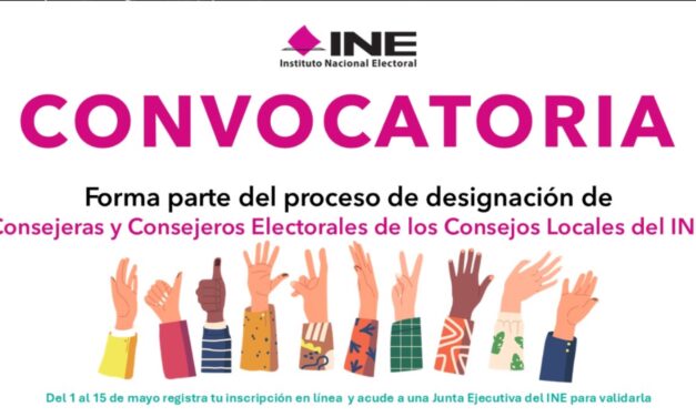 INE abre convocatoria para vacantes y consejeros electorales en Sinaloa; Guasave llama a participar