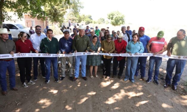 Invierten más de 2.3 MDP en obras de drenaje y agua potable para comunidades de Guasave