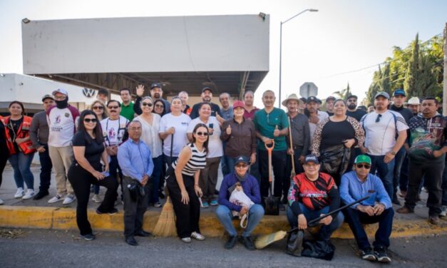 Ayuntamiento de Guasave activa segunda etapa de limpieza integral en el bulevar 16 de Septiembre