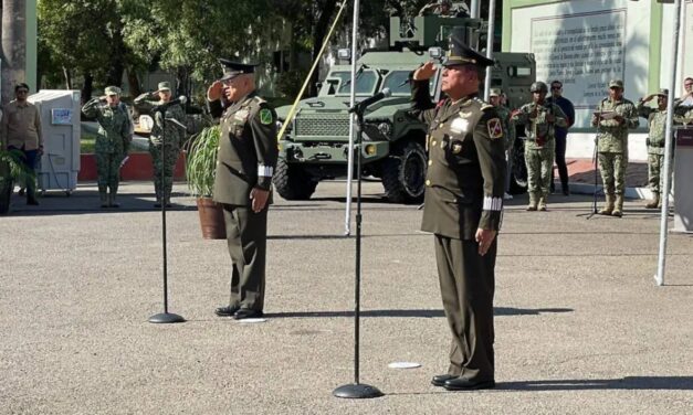 Julio César Islas Sánchez asume mando militar en Sinaloa en relevo de la Novena Zona Militar