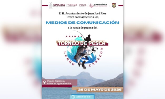 Juan José Ríos anuncia primer Torneo de Pesca de Cerro Cabezón