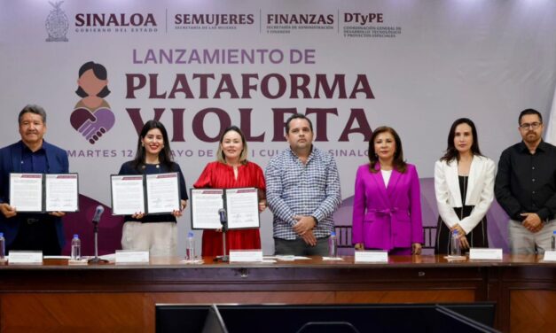 Gobierno de Sinaloa lanza Plataforma Violeta para fortalecer igualdad y prevención de violencia contra las mujeres