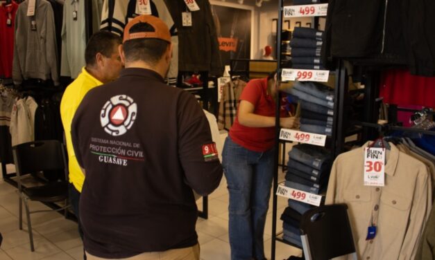 Protección Civil de Guasave intensificará supervisión en comercios tras tragedia en centro comercial de Los Mochis