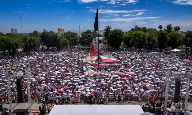 Más de 45 mil sinaloenses respaldan mensaje de Claudia Sheinbaum en Culiacán