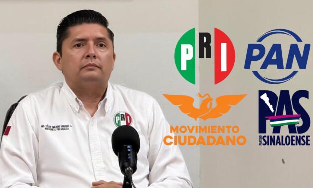 PRI plantea alianza opositora con PAN, MC y PAS rumbo a las elecciones de 2027