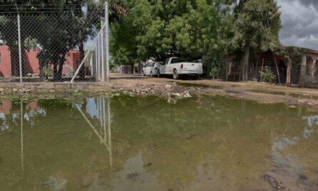 Vecinos de Estación Bamoa exigen solución definitiva a problemas de drenaje; JUMAPAG promete atender el colapso