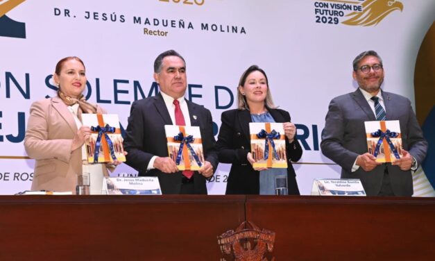 UAS se mantiene entre las tres mejores universidades del país, destaca Jesús Madueña en su Primer Informe de Labores
