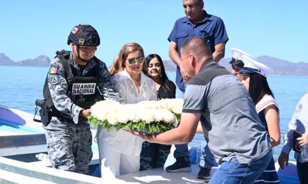 Juan José Ríos conmemora el Día de la Marina Nacional con homenaje a pescadores y marinos en El Cerro Cabezón