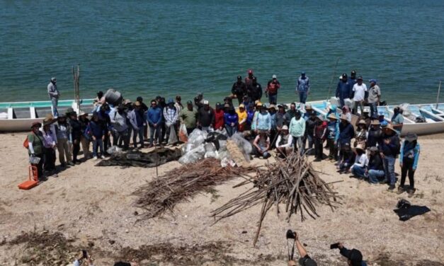 Gobierno de Guasave participa en jornada de limpieza en las Islas de Navachiste