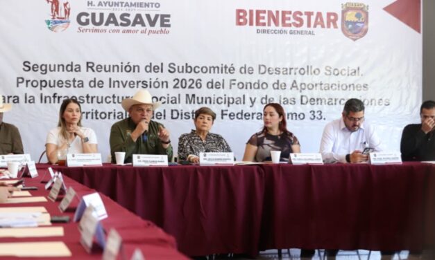 APRUEBAN AJUSTES AL FAIS 2026; GUASAVE EJERCERÁ MÁS DE 113 MDP EN OBRAS SOCIALES
