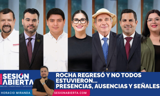 Rocha regresó y no todos estuvieron…
