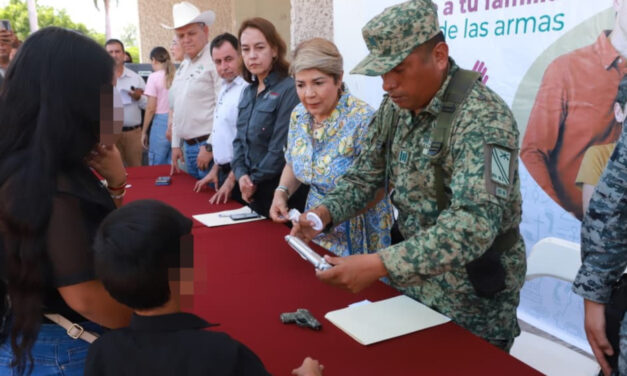 ARRANCA EN GUASAVE EL DESARME VOLUNTARIO 2026; ENTREGAN PRIMERA ARMA A CAMBIO DE 5 MIL PESOS