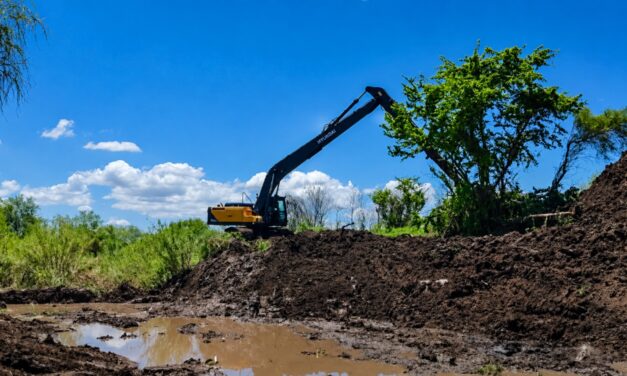 INICIAN LIMPIEZA DEL ARROYO CUATRO VIENTOS PARA REDUCIR RIESGO DE INUNDACIONES EN SAN MARCIAL