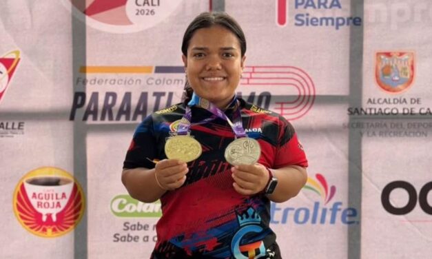 Pauleth Mejía pone en alto a Guasave con oro y plata en Colombia