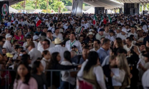 Más de 50 mil personas acudieron a la visita de Claudia Sheinbaum en Culiacán