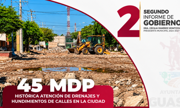 Anuncian 40 millones de pesos adicionales para rehabilitar drenajes y pavimentos