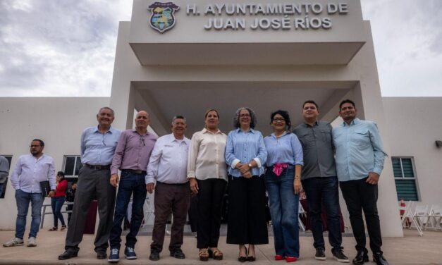 GRACIELA DOMÍNGUEZ RECORRE EL AYUNTAMIENTO DE JUAN JOSÉ RÍOS A DOS AÑOS DE SU CREACIÓN