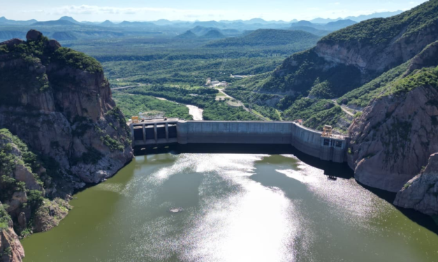 Presas de Sinaloa rebasan el 55% de su capacidad tras las lluvias
