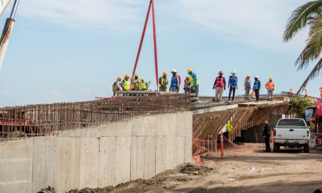Puente Bellavista-Boca del Río alcanza 75% de avance; prevén concluirlo en febrero